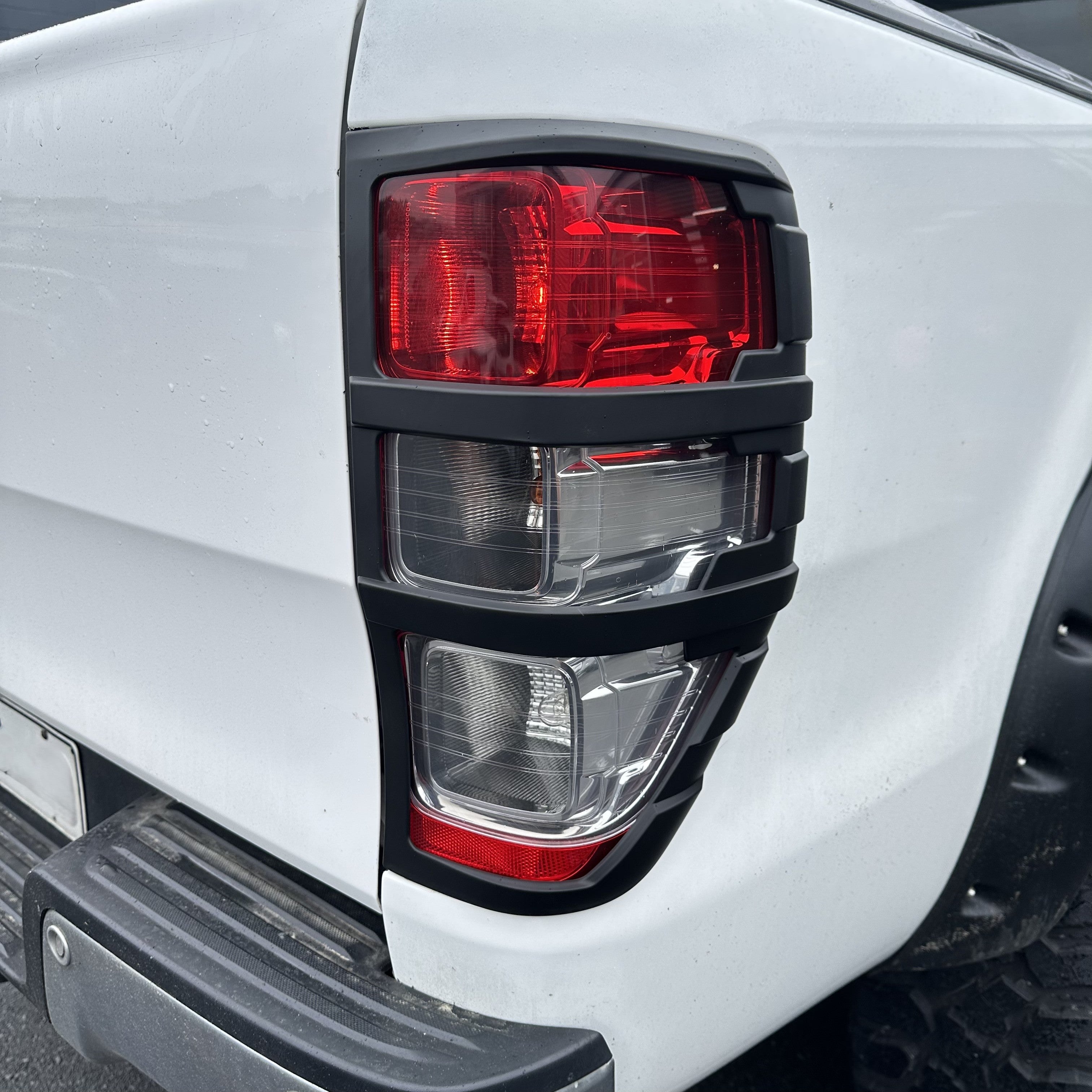 Taillight Covers Ford Ranger PX1 PX2 PX3 2012-2021 Matte Black