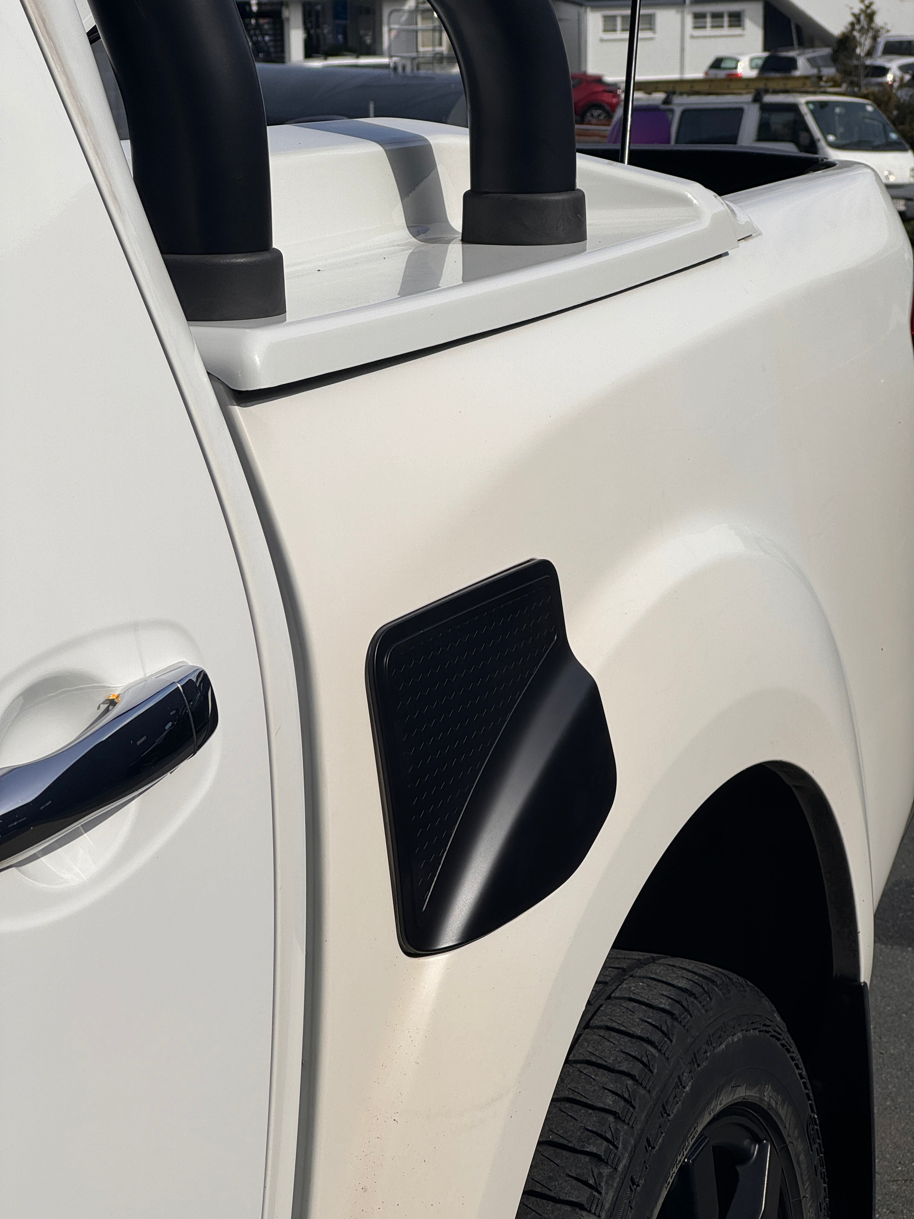 Fuel Tank Cap Cover Nissan Navara 2021+ Matte Black