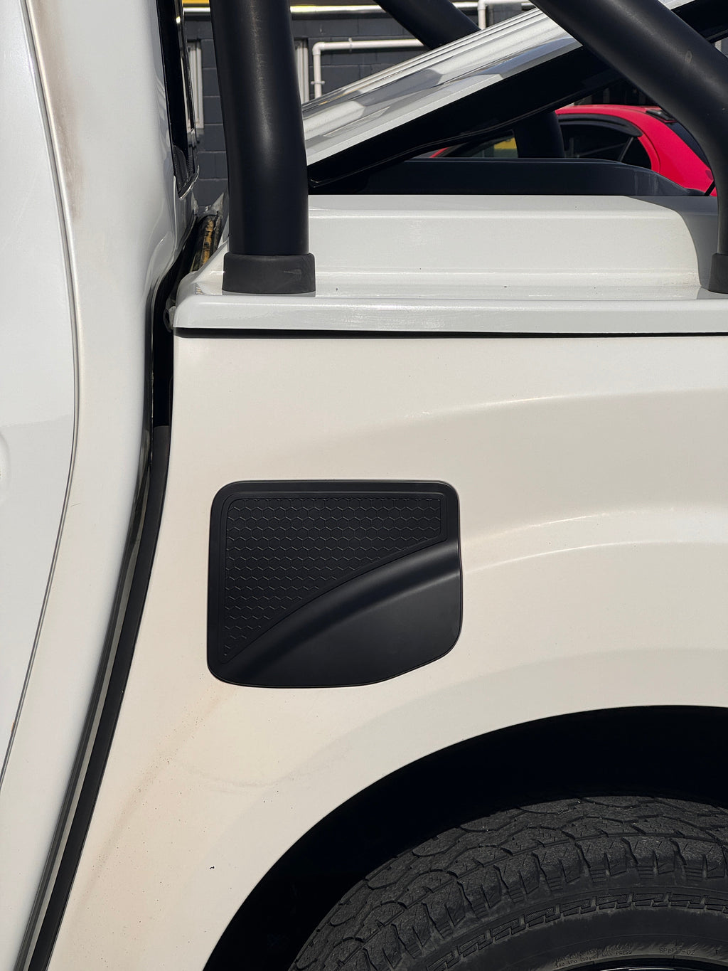 Fuel Tank Cap Cover Nissan Navara 2021+ Matte Black