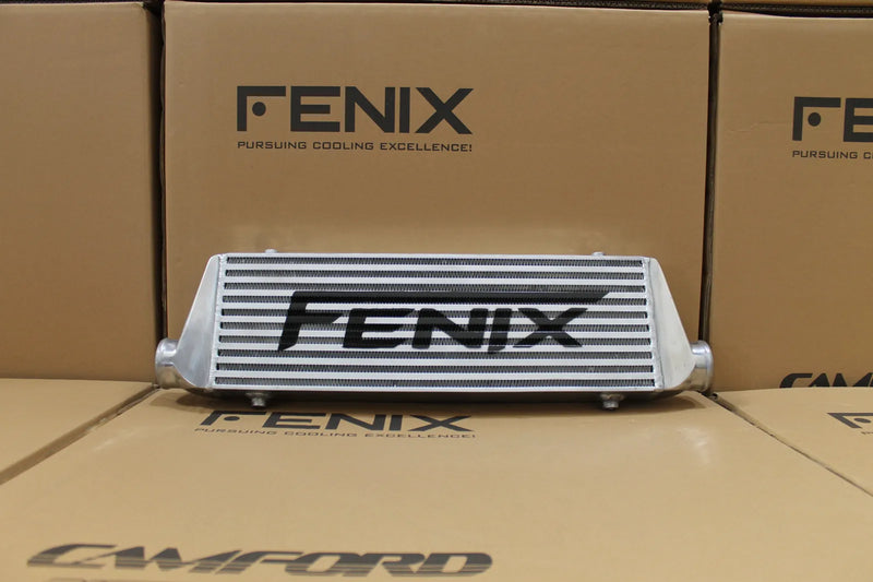 Fenix Radiators Bar & Plate Intercooler - 180x550x65mm. 2.5" Outlets - Black