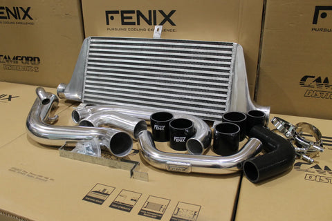 Fenix Radiators Front Mount Intercooler Kit (Silvia S14 S15) - Satin Black — fits Nissan Silvia