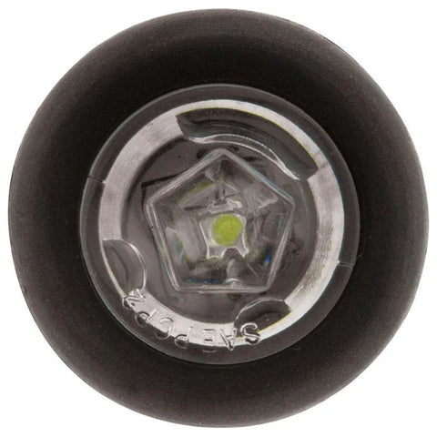 Ignite LED White Front Position Marker Lamp 12V W/ Rubber Housing 28mm X 25mm