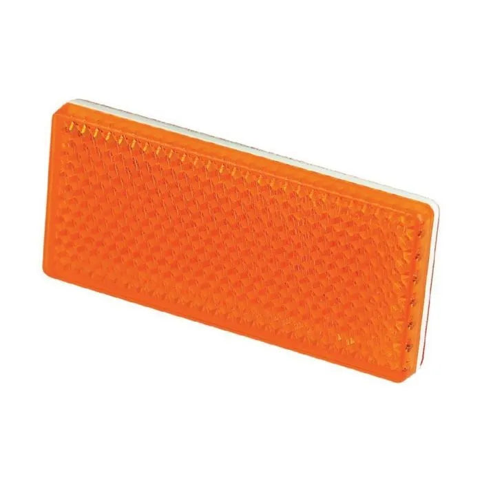 Ignite Pkt 1 Amber Reflex Reflector Self Adhesve Mounting Base