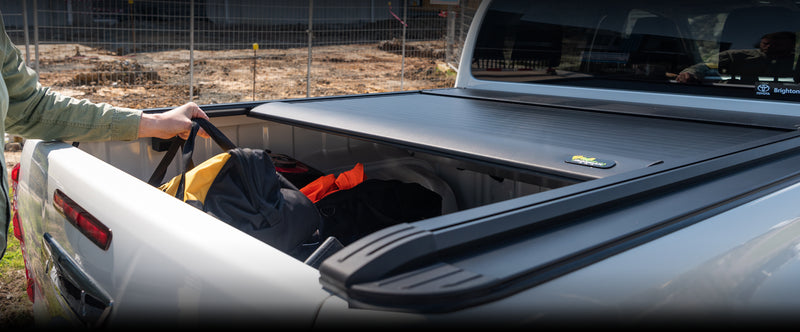 Ironman 4x4 Slide-Away Roll Up Hard Tonneau Cover - Electric with Remote Control (Navara NP300 21+)