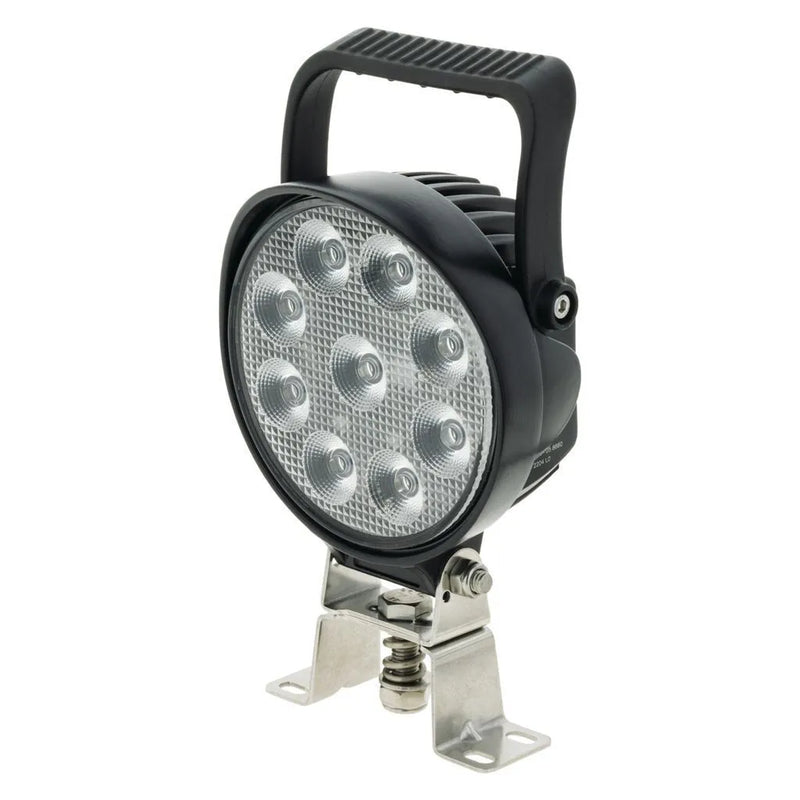 Ignite LED Round Flood Beam Work Lamp W/ Handle & Switch 5,100 Lumens