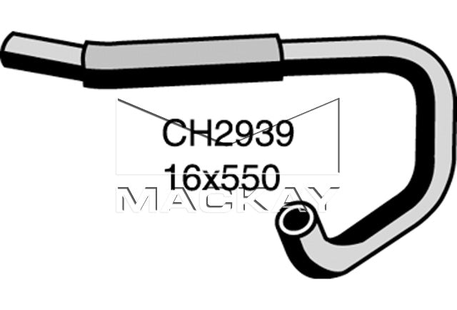 Mackay Heater Hose CH2939