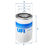 UFI Filters Oil Filter 23.162.02
