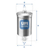UFI Filters Fuel Filter 31.507.00