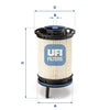 UFI Filters Fuel Filter 26.130.00