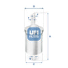 UFI Filters Fuel Filter 31.840.00