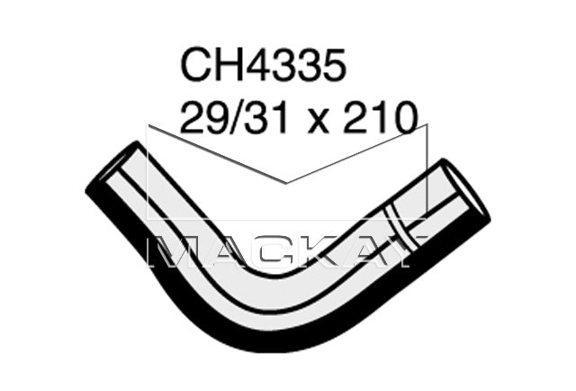 Mackay Bottom Radiator Hose CH4335