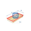 UFI Filters Air Filter 30.153.00