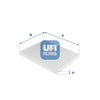 UFI Filters Cabin Air Filter 53.124.00