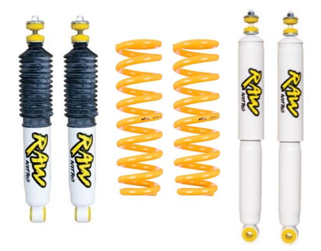 RAW 4x4 2 Inch 50mm RAW Nitro 4x4 Lift Kit to suit
