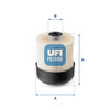 UFI Filters Fuel Filter 26.115.00