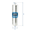 UFI Filters Fuel Filter 31.857.04