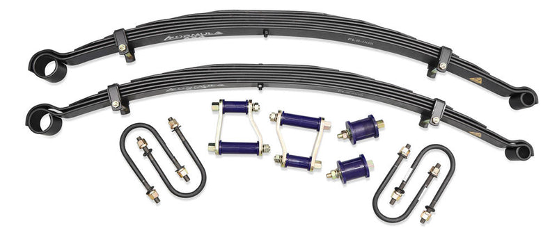 Formula 4x4 Rear Leaf Spring Kit - 45mm Lift at 0-200kg