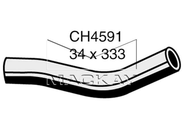 Mackay Top Radiator Hose CH4591
