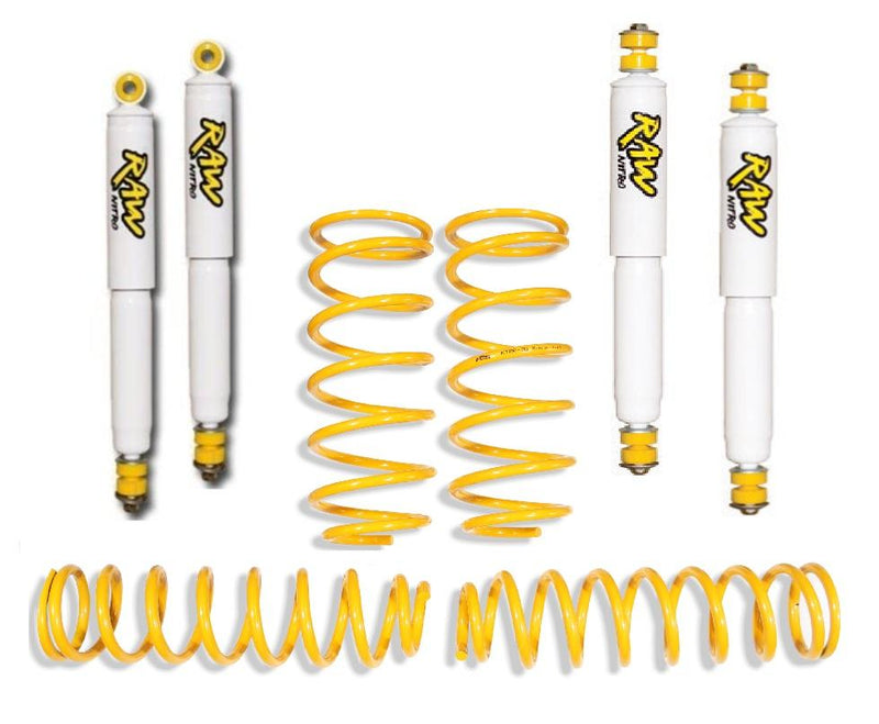 RAW 4x4 2 Inch 50mm RAW Nitro 4x4 Lift Kit to suit Land