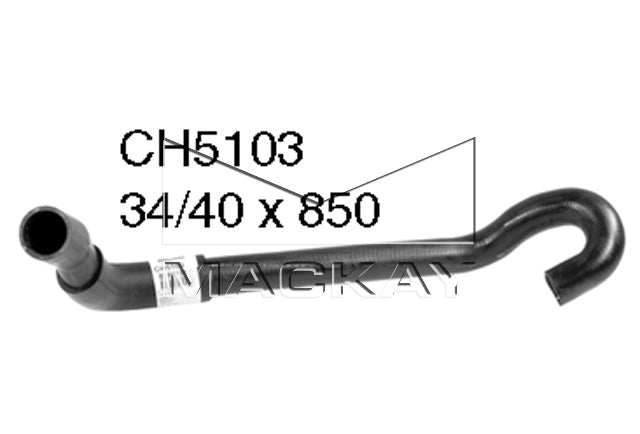 Mackay Top Radiator Hose CH5103