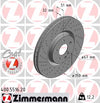 Zimmermann OE Coat Z Brake Rotor Single 350mm Front