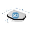 UFI Filters Cabin Air Filter 53.007.00