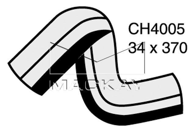 Mackay Top Radiator Hose CH4005