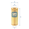 UFI Filters Oil Filter 25.021.00