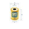 UFI Filters Oil Filter 25.030.00