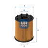 UFI Filters Oil Filter 25.043.00