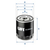UFI Filters Oil Filter 23.254.00