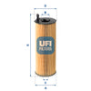 UFI Filters Oil Filter 25.168.00