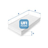 UFI Filters Cabin Air Filter 53.136.00
