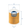 UFI Filters Oil Filter 25.035.00