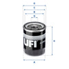 UFI Filters Oil Filter 23.479.00