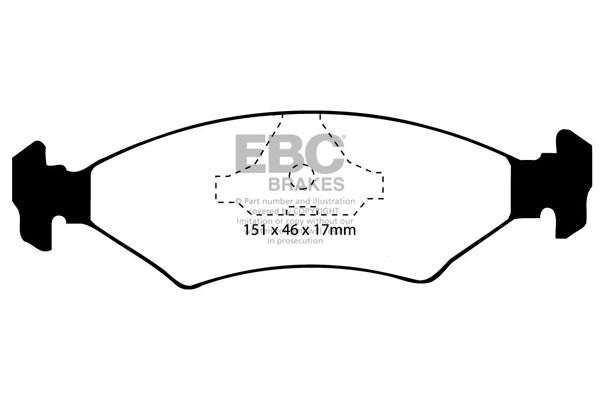EBC Ferrari/Ford Pads DP2415