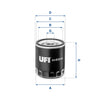 UFI Filters Oil Filter 23.632.00