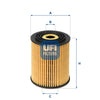 UFI Filters Oil Filter 25.034.00