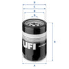 UFI Filters Oil Filter 23.436.00