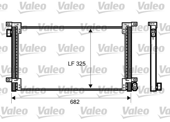Valeo AC Condensor 818036