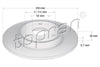 Topran Bonnet Gas Strut 114 255