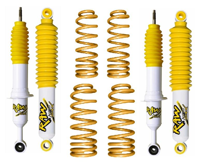 RAW 4x4 2 Inch 50mm RAW Nitro 4x4 Lift Kit to suit