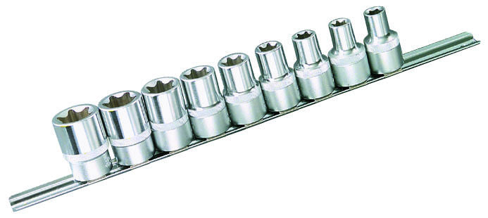 Kincrome Torx Socket Set 9Pc 1/2In Drive 2094