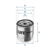 UFI Filters Oil Filter 23.105.00