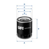 UFI Filters Oil Filter 23.519.00