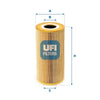 UFI Filters Oil Filter 25.095.00