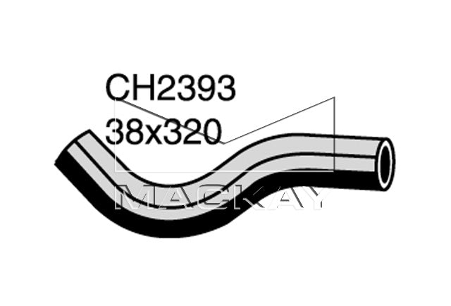 Mackay Top Radiator Hose CH2393