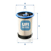 UFI Filters Fuel Filter 26.065.00
