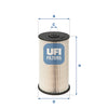 UFI Filters Fuel Filter 26.007.00