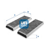 UFI Filters Cabin Air Filter 54.153.00